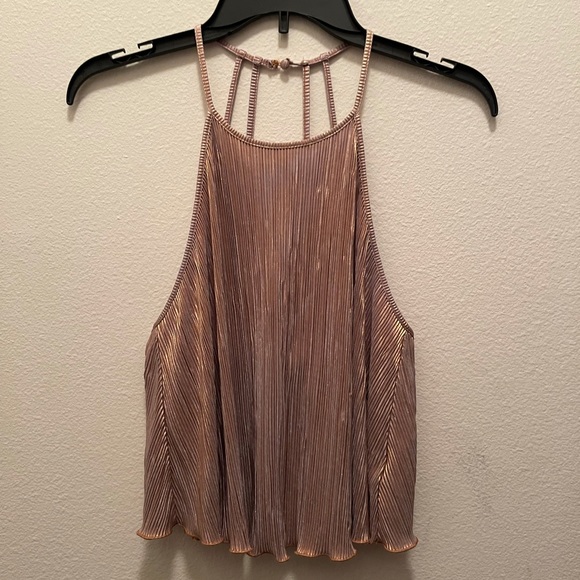 Strappy & Shiny Pink Night Out Tank - Picture 3 of 5